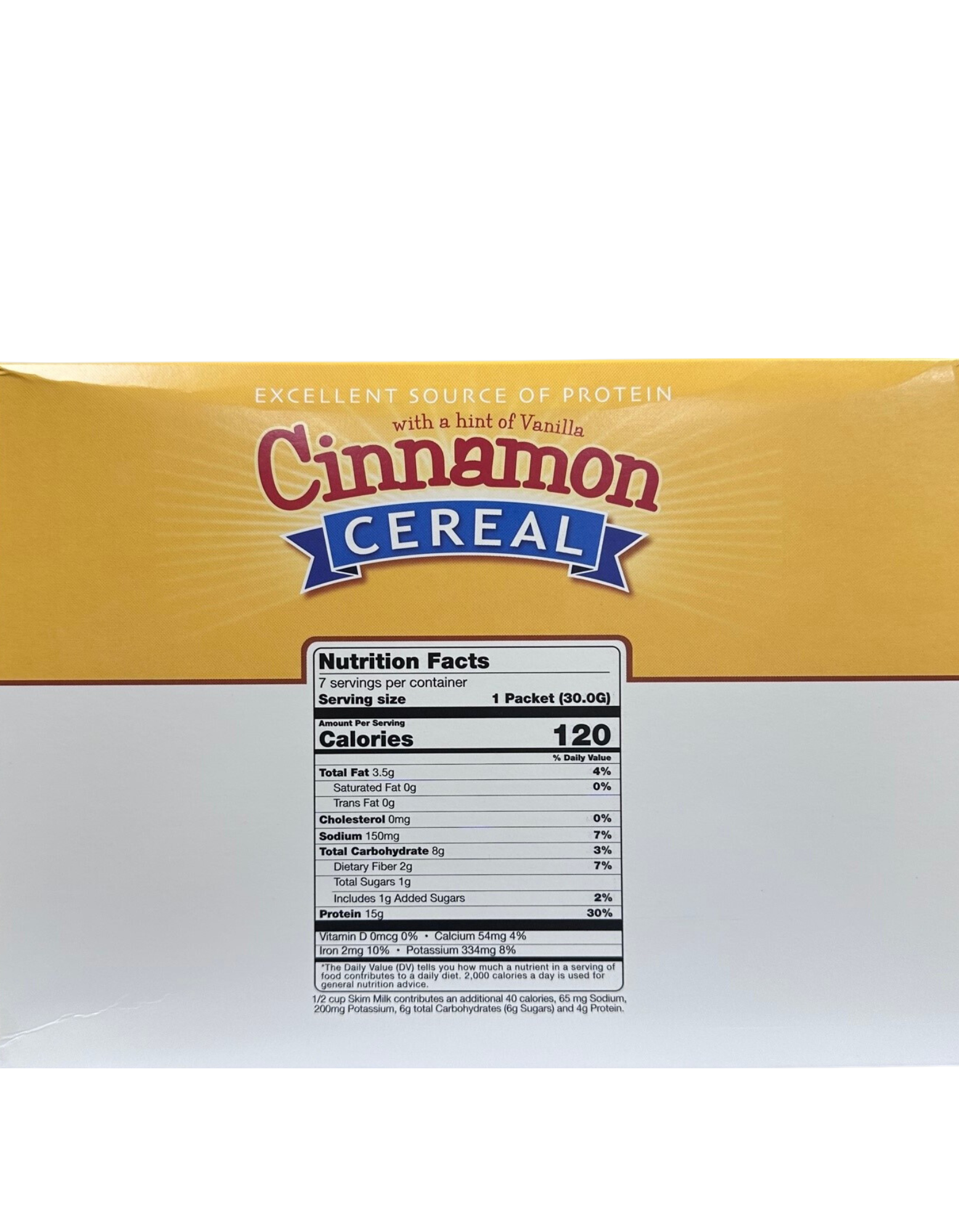 Hunger Control Cereal - Cinnamon